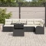 Conjunto de Sofás de Jardín de 7 Piezas con Cojines Negro Poliratán von , Outdoor-Sofas - Ref: Foro24-3348653, Preis: 487,81 ...