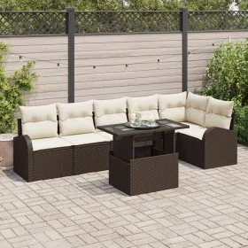 Conjunto de Sofá de Jardín de 7 Piezas con