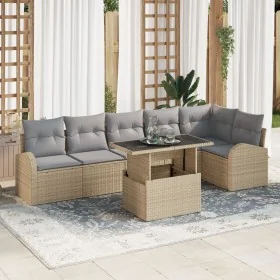 Comprar Juego de Sofá de Jardín de 7 Piezas con