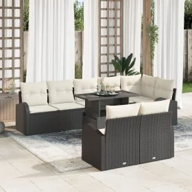 Conjunto de Sofá de Jardín de 9 Piezas con