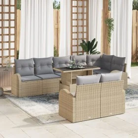 Conjunto de Sofá de Jardín de 9 Piezas con