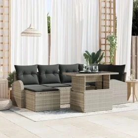 Juego de Sofás de Jardín de 7 Piezas con Cojines Gris Claro von , Outdoor-Sofas - Ref: Foro24-3348678, Preis: 539,18 €, Rabat...
