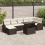 Juego de Sofás de Jardín de 8 Piezas con Cojines Marrón Ratán Polimérico | Foro24.es | Tu tienda online para hogar, jardín y más Foro24.es