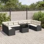 Conjunto de Sofás de Jardín de 11 Piezas Negro de Poliratán | Foro24.es | Tu tienda online para hogar, jardín y más Foro24.es