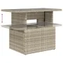Juego de Sofá de Jardín de 11 Piezas con Cojines Gris Claro Ratán Poli by , Outdoor sofas - Ref: Foro24-3348718, Price: 804,9...