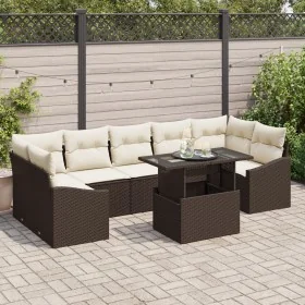 Conjunto de Sofá de Jardín de 8 Piezas con