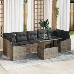 Conjunto de Sofás de Jardín de 8 Piezas con