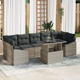 Conjunto de Sofá de Jardín de 8 Piezas con