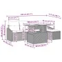 Conjunto de Sofá de Jardín de 6 Piezas con Cojines Negro Poliratán by , Outdoor sofas - Ref: Foro24-3348989, Price: 403,84 €,...