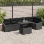 Conjunto de sofá de jardín de 7 piezas con cojines negros de poliratán von , Outdoor-Sofas - Ref: Foro24-3349019, Preis: 510,...