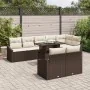 Conjunto de sofá de jardín de 9 piezas con cojines de ratán polivalente marrón | Foro24.es | Tu tienda online para hogar, jardín y más Foro24.es