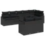 Juego de Sofás de Jardín de 9 Piezas con Cojines Negro Ratán Resistente by , Outdoor sofas - Ref: Foro24-3349029, Price: 672,...