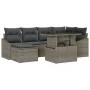 Conjunto de Sofás de Jardín de 7 Piezas con Cojines Gris Ratán PE von , Outdoor-Sofas - Ref: Foro24-3349035, Preis: 460,34 €,...