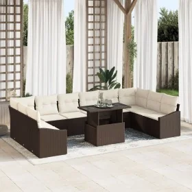 Conjunto de Sofás de Jardín de 11 Piezas con