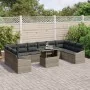 Conjunto de Sofás de Jardín de 11 Piezas con Cojines Gris de Ratán | Foro24.es | Tu tienda online para hogar, jardín y más Foro24.es