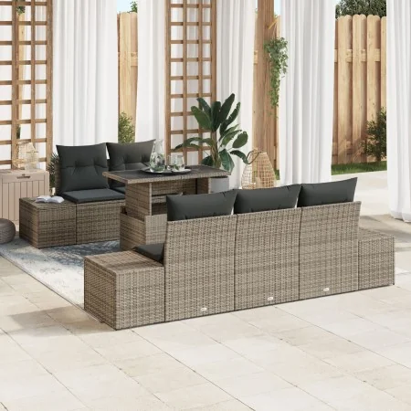 Juego de Sofás de Jardín Set de 6 Gris von , Outdoor-Sofas - Ref: Foro24-3349095, Preis: 511,24 €, Rabatt: -5%%