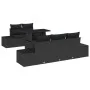 Set de Sofá de Jardín de 6 Piezas Con Cojines Negro Poliratán von , Outdoor-Sofas - Ref: Foro24-3349099, Preis: 511,14 €, Rab...