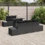 Set de Sofá de Jardín de 6 Piezas Con Cojines Negro Poliratán von , Outdoor-Sofas - Ref: Foro24-3349099, Preis: 511,14 €, Rab...
