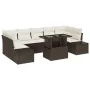 Set de Sofá de Jardín de 8 Piezas con Cojines Ratán Sintético Marrón | Foro24.es | Tu tienda online para hogar, jardín y más Foro24.es