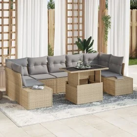 Conjunto de Sofás de Jardín de 8 Piezas con