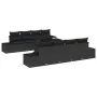 Juego de sofá de jardín de 9 piezas con cojines Negro Poliratán by , Outdoor sofas - Ref: Foro24-3349149, Price: 677,13 €, Di...