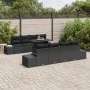 Juego de sofá de jardín de 9 piezas con cojines Negro Poliratán by , Outdoor sofas - Ref: Foro24-3349149, Price: 677,13 €, Di...