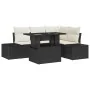 Juego de Sofás de Jardín de 5 Piezas con Cojines Ratán Sintético Negro by , Outdoor sofas - Ref: Foro24-3349173, Price: 407,5...
