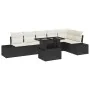 Juego de Sofá de Jardín de 7 Piezas con Cojines Negros de Rattan by , Outdoor sofas - Ref: Foro24-3349193, Price: 502,89 €, D...