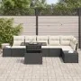 Juego de Sofá de Jardín de 7 Piezas con Cojines Negros de Rattan by , Outdoor sofas - Ref: Foro24-3349193, Price: 502,89 €, D...