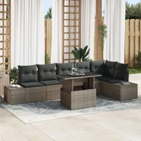 Conjunto de Sofá de Jardín de 7 Piezas con