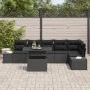 Juego de Sofá de Jardín de 7 Piezas con Cojines Negro Poliratán by , Outdoor sofas - Ref: Foro24-3349199, Price: 528,92 €, Di...