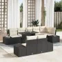 Juego de Sofá de Jardín Set de 9 Negro y crema by , Outdoor sofas - Ref: Foro24-3349203, Price: 687,86 €, Discount: -5%%