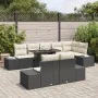 Juego de Sofá de Jardín Set de 9 Negro y crema by , Outdoor sofas - Ref: Foro24-3349203, Price: 687,86 €, Discount: -5%%