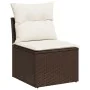 Conjunto de Sofá de Jardín Set de 9 Marrón Ratán | Foro24.es | Tu tienda online para hogar, jardín y más Foro24.es