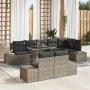 Set de Sofá de Jardín Set de 9 Gris Rattan Mesas de Jardín de , Sofás de exterior - Ref: Foro24-3349205, Precio: 680,18 €, De...