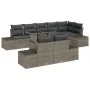Set de Sofá de Jardín Set de 9 Gris Rattan Mesas de Jardín de , Sofás de exterior - Ref: Foro24-3349205, Precio: 680,18 €, De...