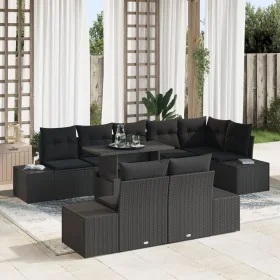 Conjunto de Sofá de Jardín Conjunto de 9 Negro by , Outdoor sofas - Ref: Foro24-3349209, Price: 708,81 €, Discount: -5%%
