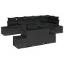 Conjunto de Sofá de Jardín Conjunto de 9 Negro von , Outdoor-Sofas - Ref: Foro24-3349209, Preis: 708,81 €, Rabatt: -5%%