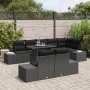 Conjunto de Sofá de Jardín Conjunto de 9 Negro von , Outdoor-Sofas - Ref: Foro24-3349209, Preis: 708,81 €, Rabatt: -5%%