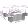 Conjunto de Sofá de Jardín Conjunto de 9 Negro von , Outdoor-Sofas - Ref: Foro24-3349209, Preis: 708,81 €, Rabatt: -5%%