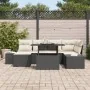 Conjunto de Sofá de Jardín Conjunto de 7 Beige, Negro by , Outdoor sofas - Ref: Foro24-3349213, Price: 496,26 €, Discount: %