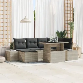 Conjunto de Sofá de Jardín de 7 Piezas con