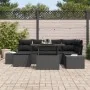 Conjunto de Sofá de Jardín Juego de 7 Negro Ratán, Poliéster by , Outdoor sofas - Ref: Foro24-3349219, Price: 508,41 €, Disco...