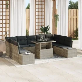 Conjunto de Sofás de Jardín Juego de 10 Beige y Gris Oscuro von , Outdoor-Sofas - Ref: Foro24-3349248, Preis: 766,99 €, Rabat...