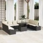 Juego de Sofás de Jardín Conjunto de 11 Negro Ratán by , Outdoor sofas - Ref: Foro24-3349253, Price: 732,63 €, Discount: -5%%