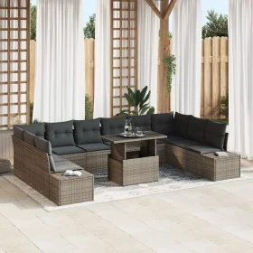 Conjunto de Sofás de Jardín 11 Piezas Gris Ratán by , Outdoor sofas - Ref: Foro24-3349255, Price: 711,43 €, Discount: -5%%