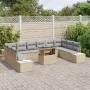 Set de Sofá de Jardín Conjunto de 11 Beige, Tan, Gris de , Sofás de exterior - Ref: Foro24-3349256, Precio: 756,21 €, Descuen...
