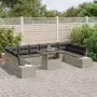 Conjunto de Sofá de Jardín Juego de 11 Gris, Marrón Claro von , Outdoor-Sofas - Ref: Foro24-3349258, Preis: 823,71 €, Rabatt: %