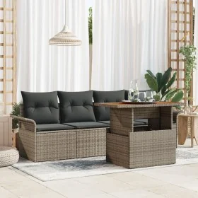Set de Sofás de Jardín Juego de 5 Piezas Gris Poliratán y Acero by , Outdoor sofas - Ref: Foro24-3349264, Price: 355,51 €, Di...
