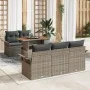 Conjunto de Sofá de Jardín Conjunto de 6 Gris Poliratán by , Outdoor sofas - Ref: Foro24-3349271, Price: 469,92 €, Discount: ...
